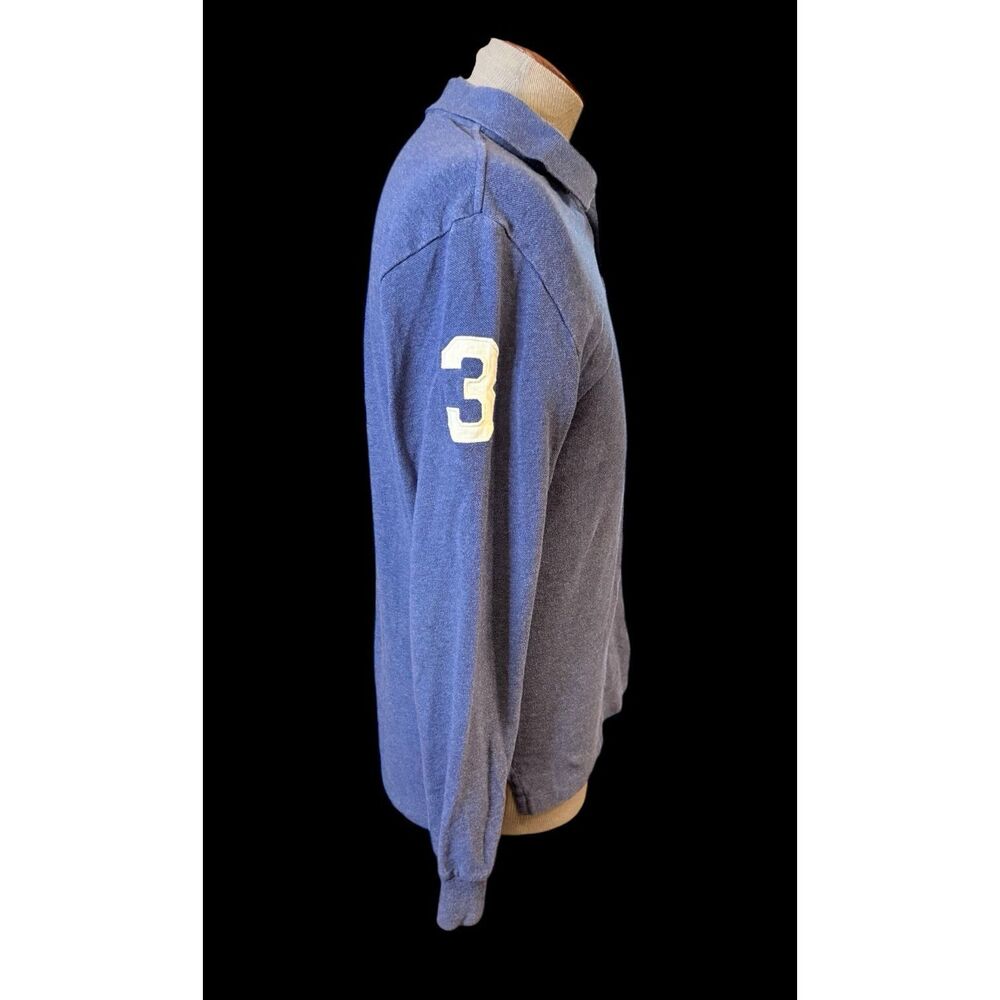 Polo Ralph Lauren Boys Polo Big Pony Sz. XL (18-20) Blue Long Blue - Picture 6 of 11